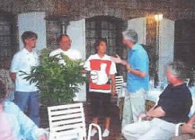 L'Auberge de la Madone welcome PEMC members on the first night