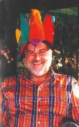 Rick Purnell wearing a hat on the last night